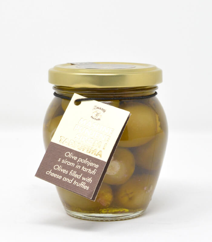 Zigante Oliven mit Käse & Trüffel